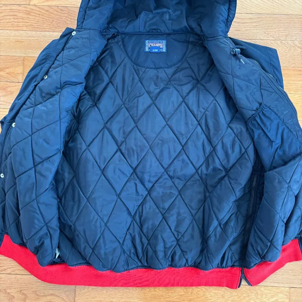 Vintage‎ Champs Gonzaga Bulldogs Jacket Mens XL NCAA Full Zip Embroidered Nylon